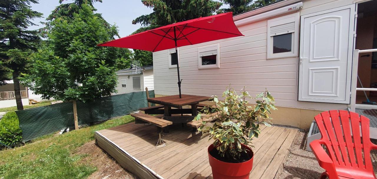 Mobil Home Dans Camping Saillagouse Zimmer foto