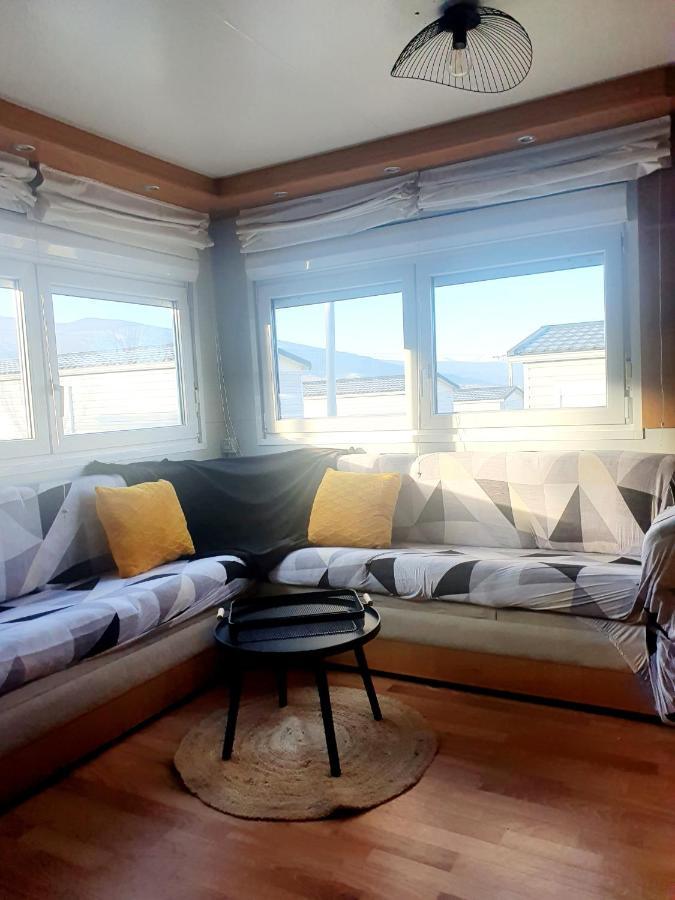 Mobil Home Dans Camping Saillagouse Exterior foto